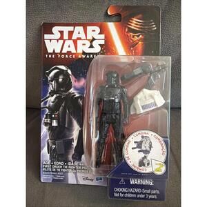 First Order Tie Fighter Pilot 3.75" 2016 STAR WARS The Force Awakens TFA MOC
